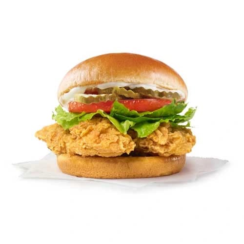 Classic Chicken Tender Burger from Wendy's Australia