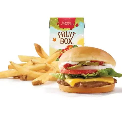Kids Cheeseburger Meal from Wendy's Australia