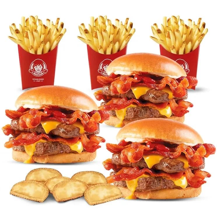 Baconator Trio Pack — menú Wendy's Chile