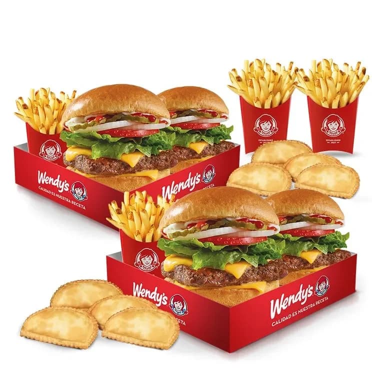 Box 4X4 — menú Wendy's Chile