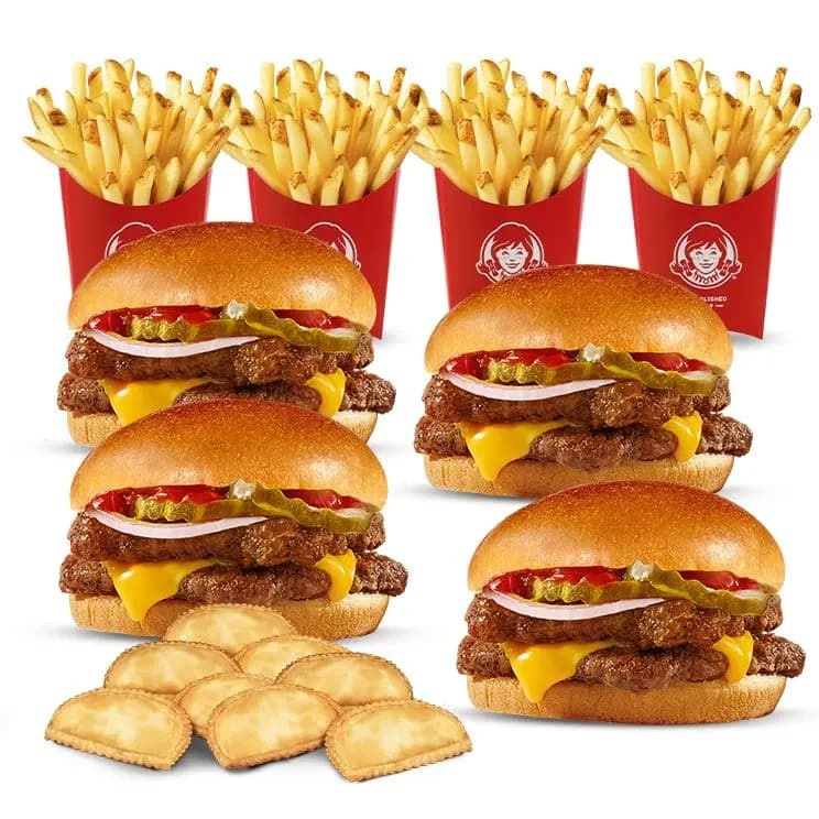 Box Jr. 4X4 Doble Stack — menú Wendy's Chile
