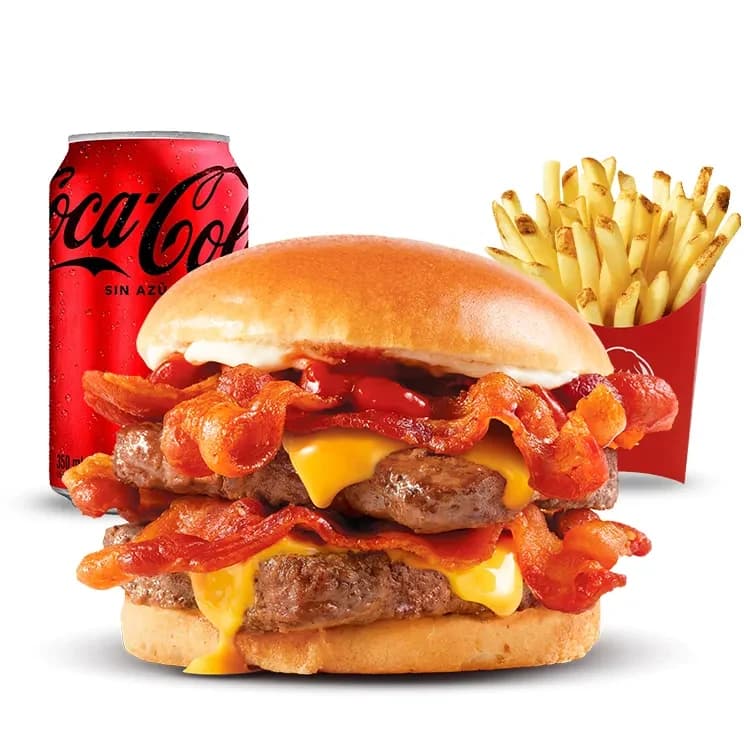 Combo Baconator (Original Doble) — menú Wendy's Chile