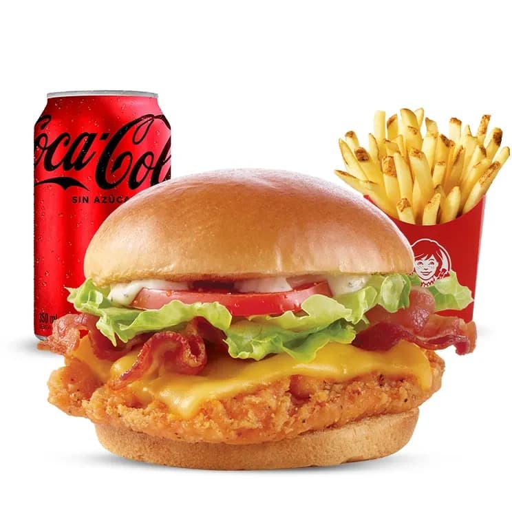 Combo Classic Chicken Club — menú Wendy's Chile