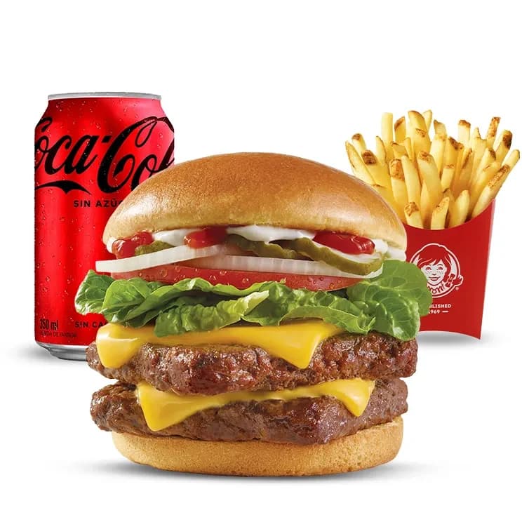 Combo Daves Doble — menú Wendy's Chile