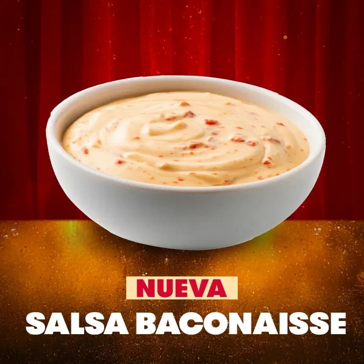 Dip Baconaisse — menú Wendy's Chile