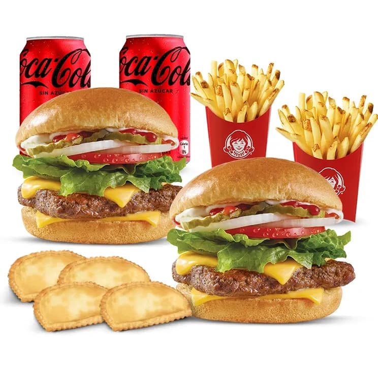Duo Box Daves — menú Wendy's Chile