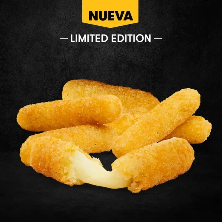 Stick Mozza X6 — menú Wendy's Chile