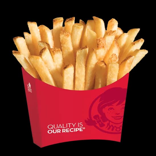 Wendy’s fries in a red carton, from the Wendy’s Jamaica menu