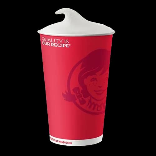 Frosty in a red Wendy’s cup, from the Wendy’s Jamaica menu