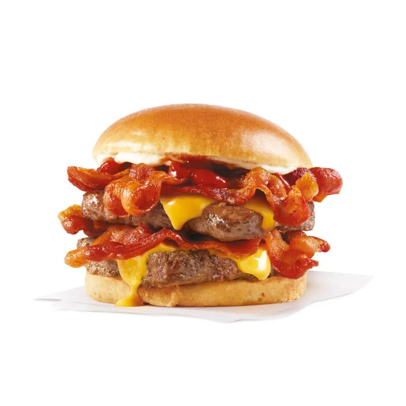 Baconator con doble carne y tocino de Wendy’s Panamá