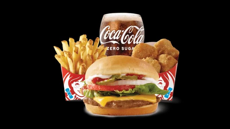 Biggie Bag £5.49 - Jr Cheeseburger from Wendy's UK