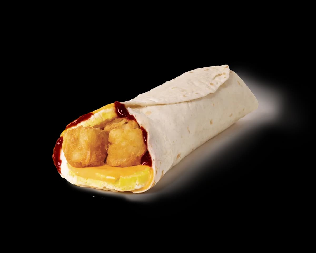 Egg & Cheese Breakfast Wrap, HP Brown Sauce from Wendy's UK
