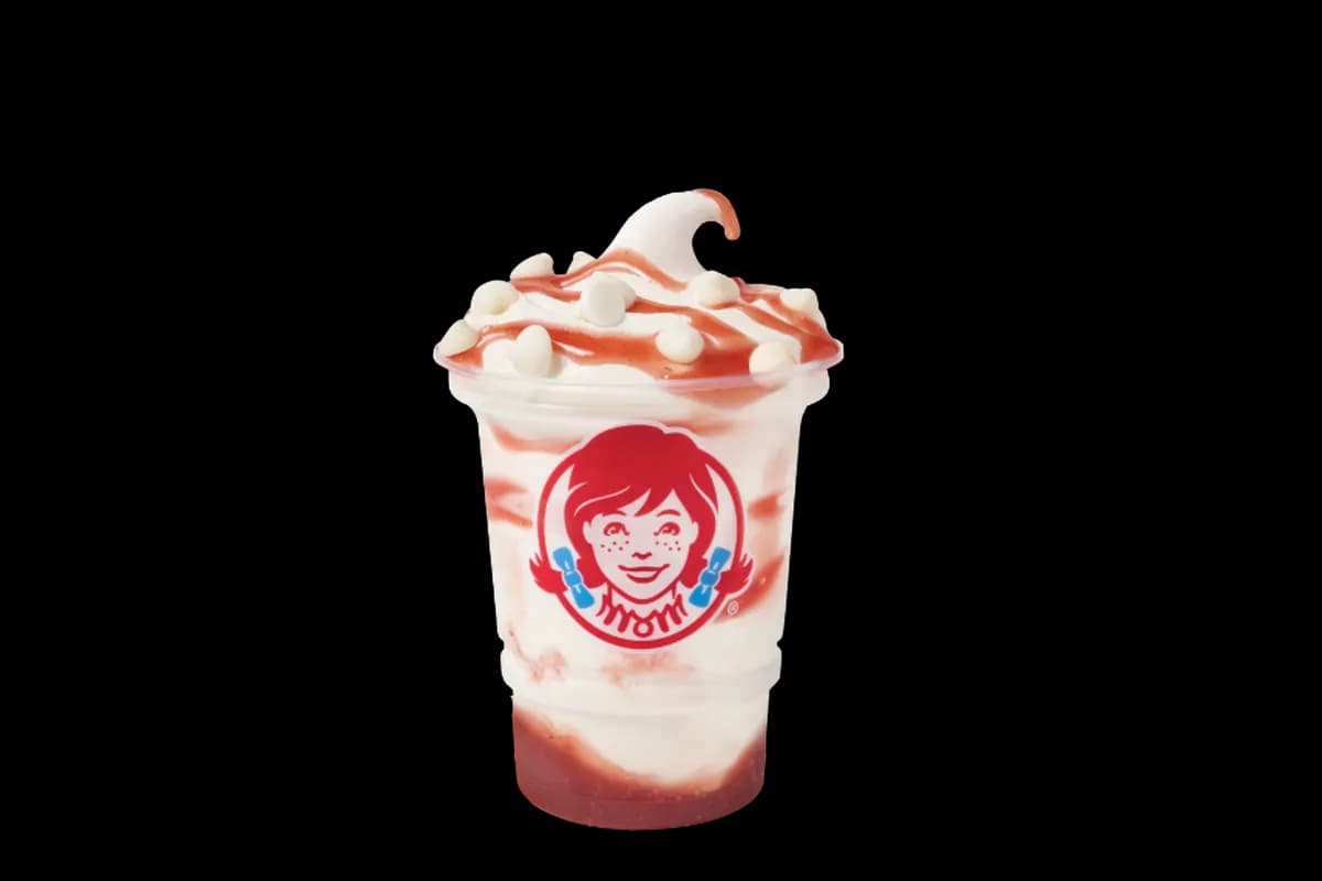 Large Strawberries and Cream Frosty - Vanilla from Wendy's UK