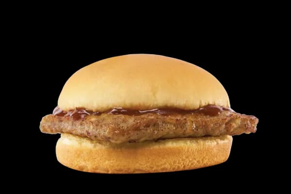 Sausage butty, HP Brown Sauce from Wendy's UK