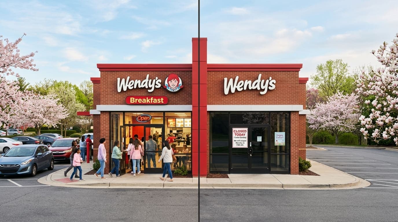Wendy’s open easter sunday