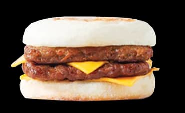 Double Sausage Muffin from Wendy's Bahamas