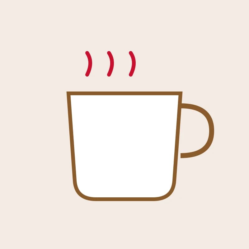 Generic illustrative icon for Fresh Brewed Coffee (photo not published by Wendy's Bahamas)