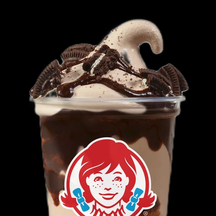 Oreo® Brownie Frosty®, Chocolate - Wendy's Menu and Prices for Canada