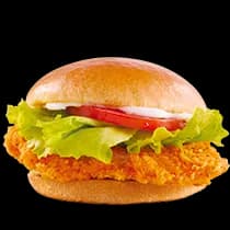 スパイシーチキンフィレバーガーUSA from Wendy's Japan
