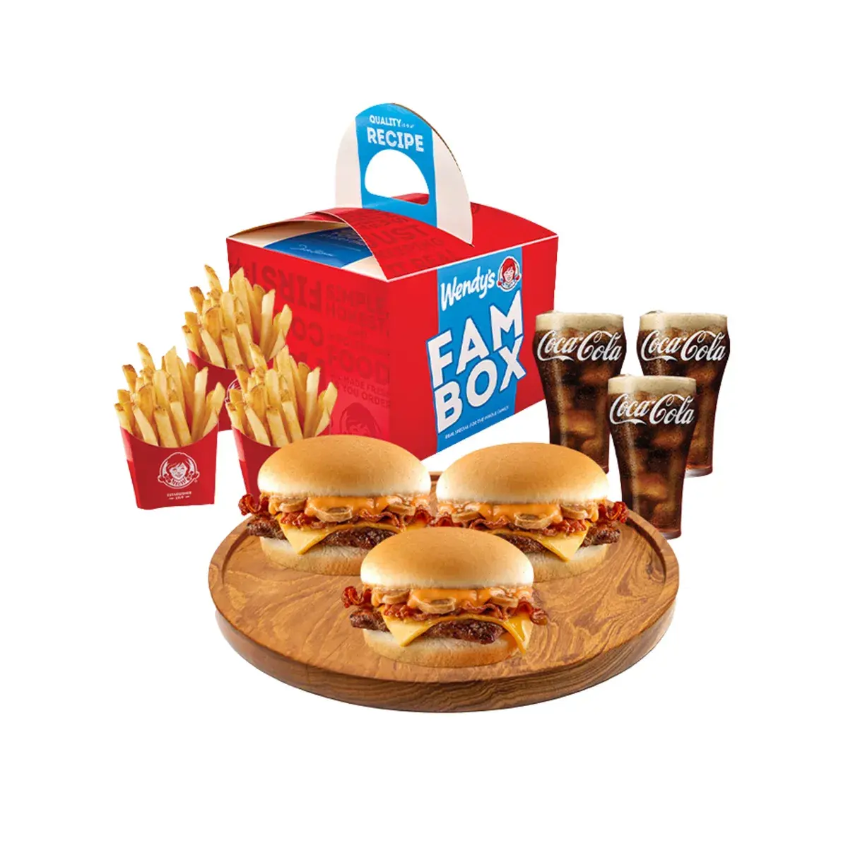 Fambox Bacon Mushroom Melt (good For 3) from Wendy's Philippines