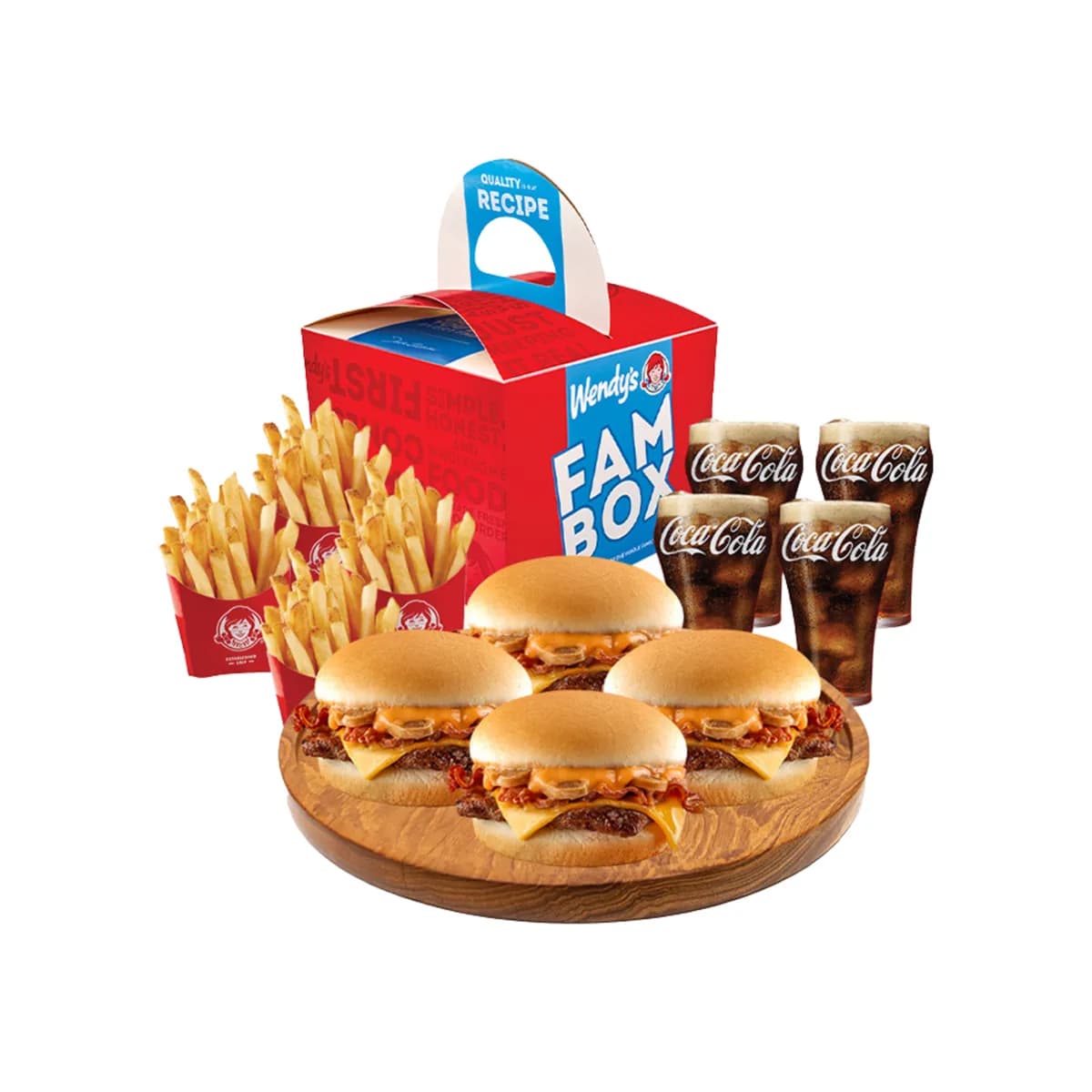 Fambox Bacon Mushroom Melt (good For 4) from Wendy's Philippines
