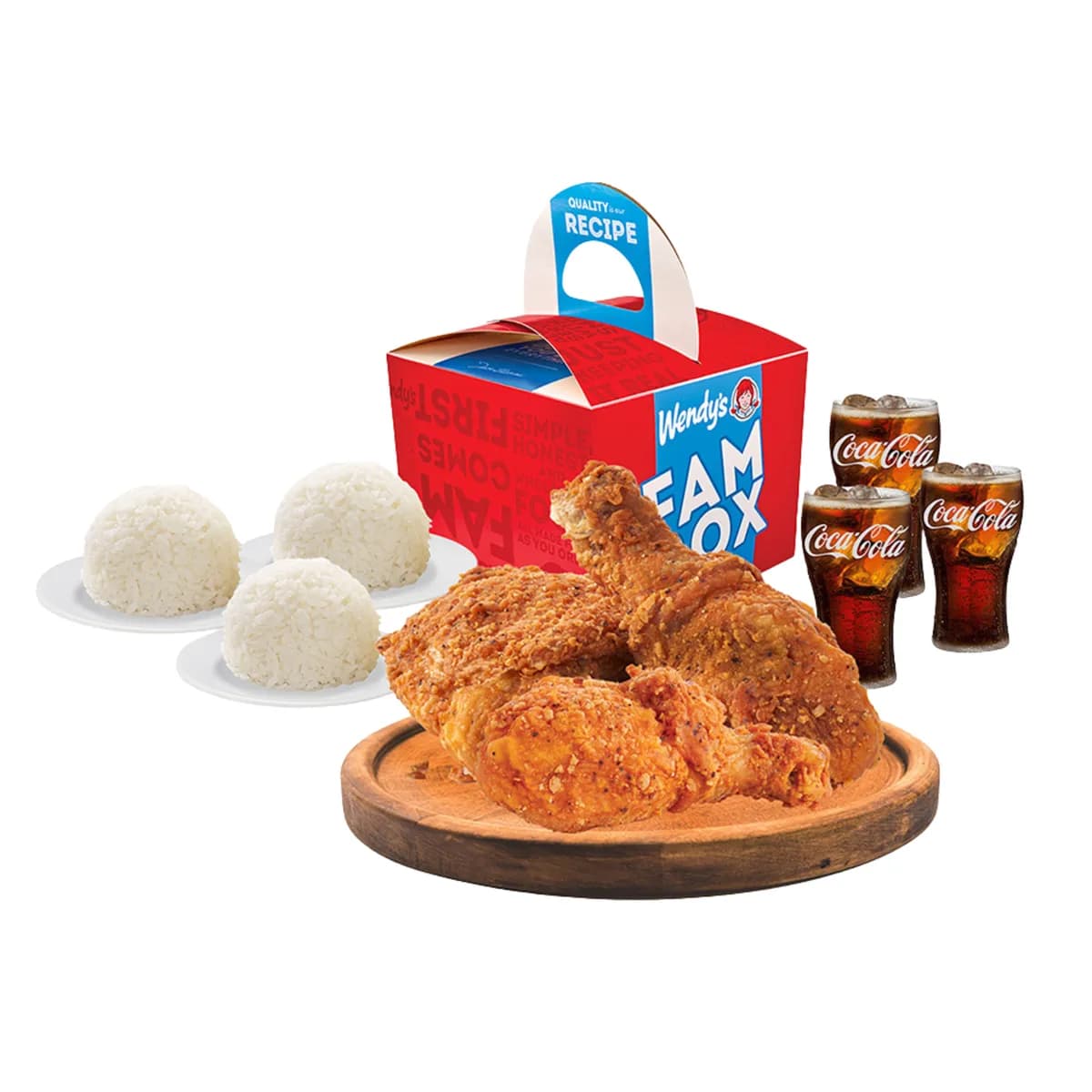 Fambox Spicy Fried Chicken (good For 3) from Wendy's Philippines