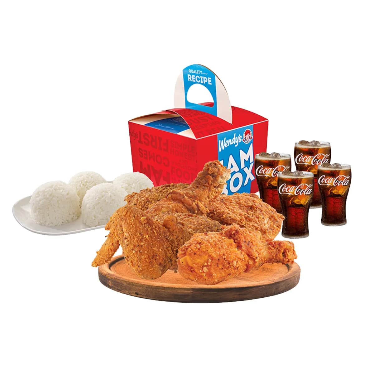 Fambox Spicy Fried Chicken (good For 4) from Wendy's Philippines