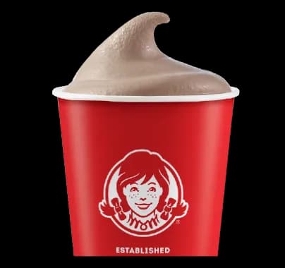 Chocolate Frosty in a Wendy’s cup, from Wendy’s Trinidad