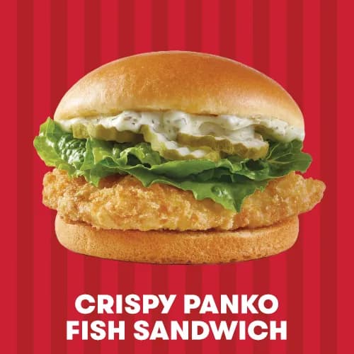 Crispy Panko Fish Sandwich from Wendy’s Trinidad