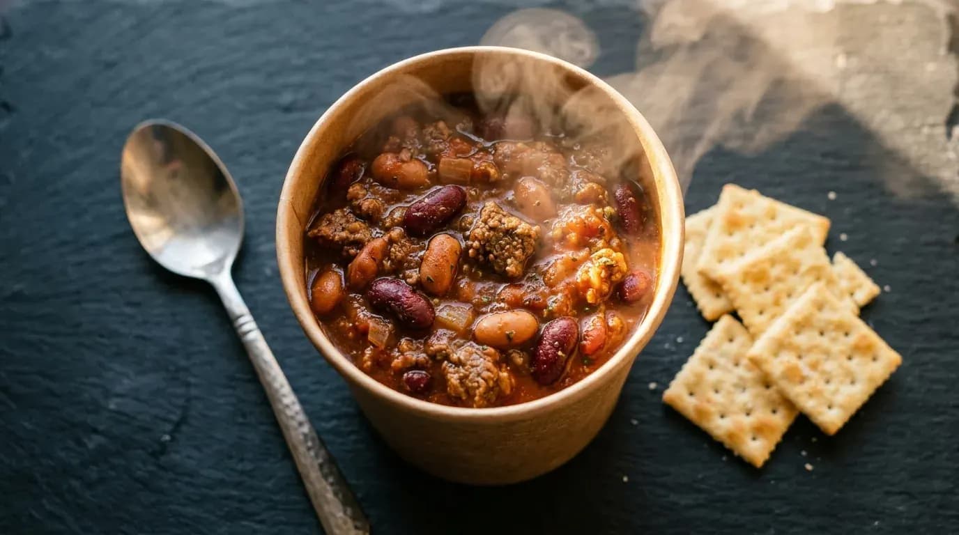Wendy’s chili beef and beans