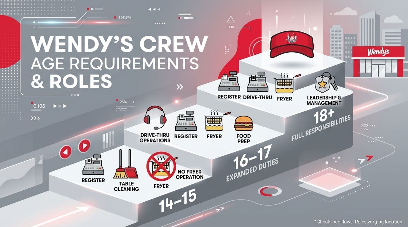 Wendy’s minimum age requirements