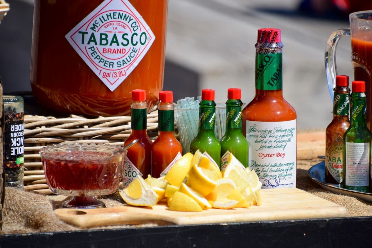 Wendy’s chili seasoning hot sauce bottles