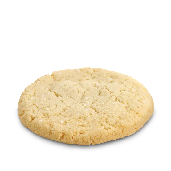 Wendy’s Sugar Cookie with a soft, golden texture and lightly crisp edges, topped with a touch of sweetness.